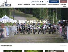 Tablet Screenshot of albertabicycle.ab.ca